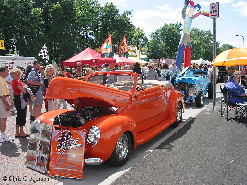 Photo of Orange Ford, Art of Classic Cars Show(2106)