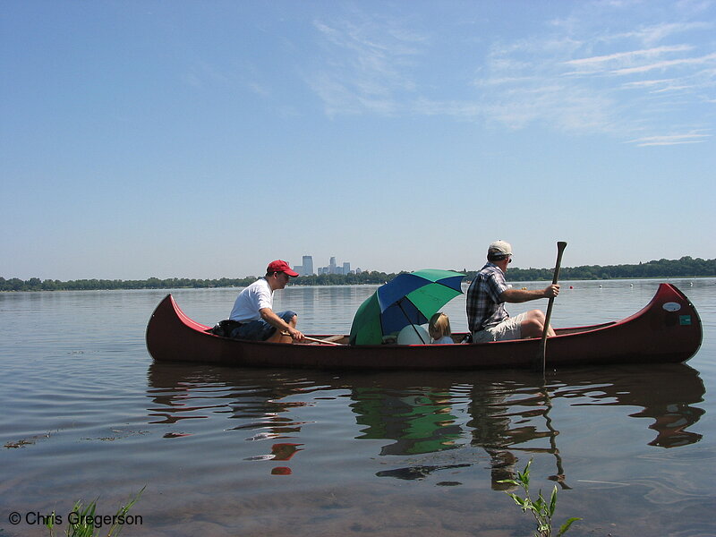 Photo of Canoe on Lake Calhoun(2192)