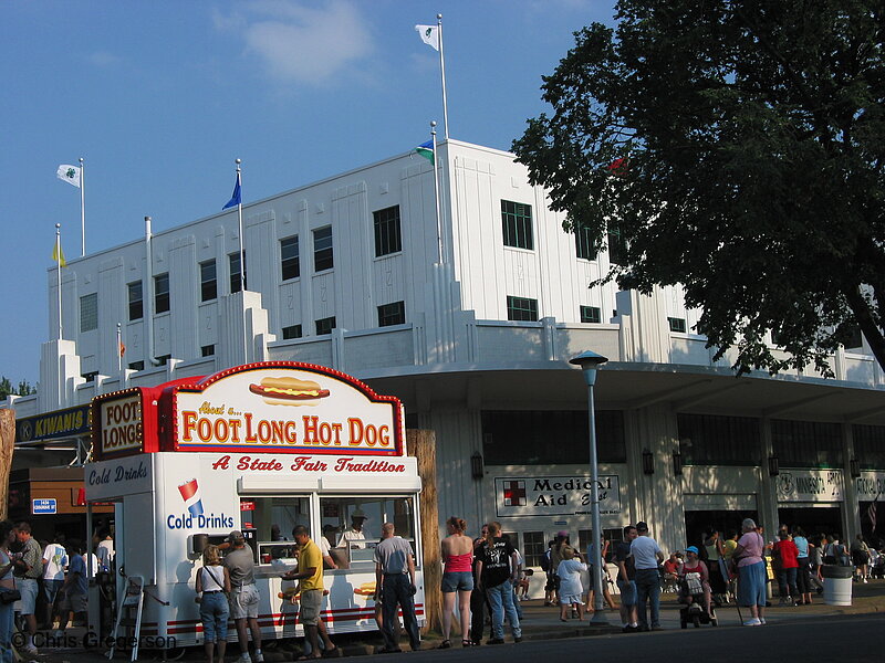 Photo of Hot Dog Stand by the 4-H Building(2297)