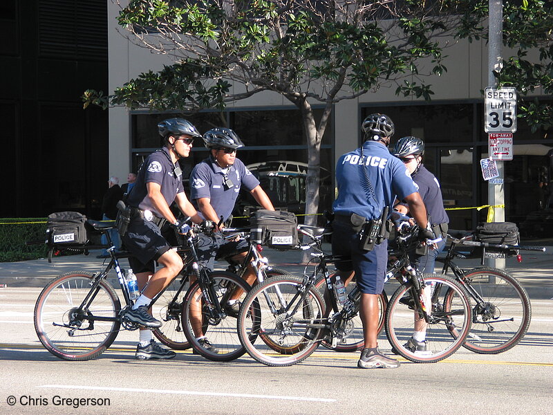 Photo of LAPD Bike Cops(2747)