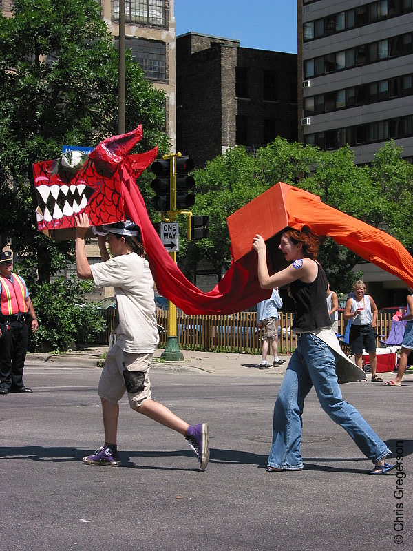 Photo of Dragon in the Pride Parade(2808)