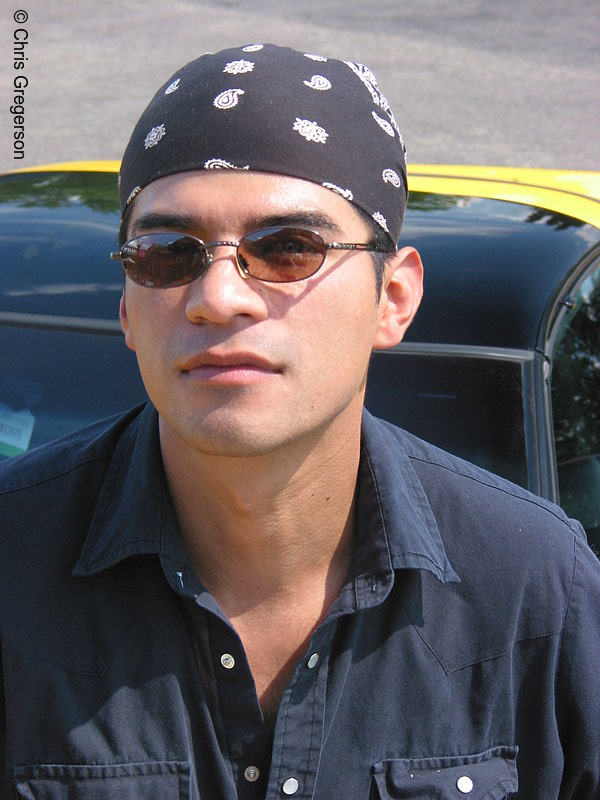 Photo of Carlos Wearing a Bandanna(2851)
