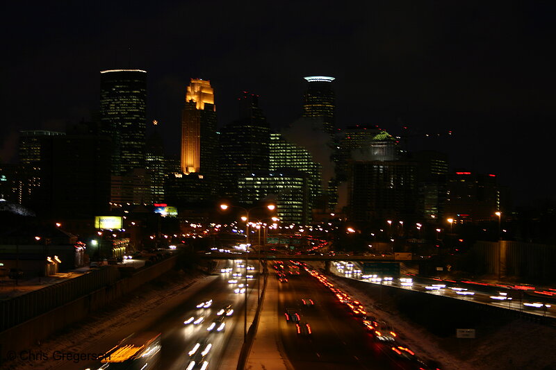 Photo of Minneapolis Skyline at Night(2913)