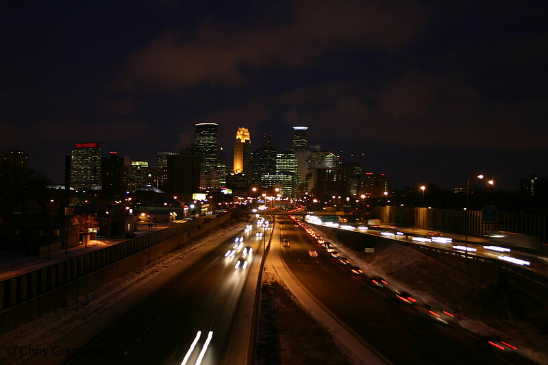 Photo of Minneapolis Skyline at Night(2914)
