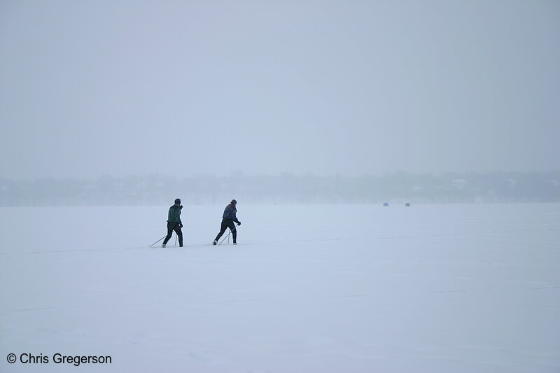 Photo of Skiing on Frozen Lake Harriet(3051)