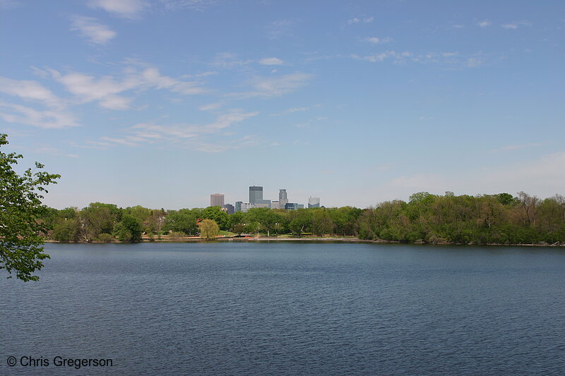 Photo of Lake of the Isles and Minneapolis Skyline(3215)