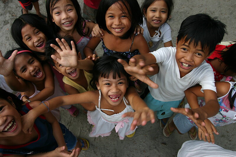 Photo of Filipino Schoolkids Laughing(4186)
