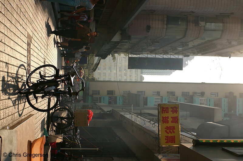 Photo of Bikes in Alley, Shenzhen, China(4204)