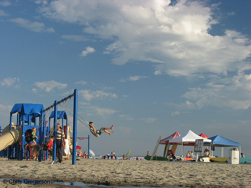 Photo of Playground at Oceanside Beach, California(4281)