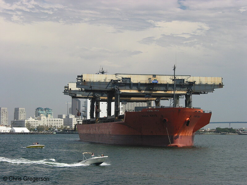 Photo of Cargo Ship, San Diego, California(4336)