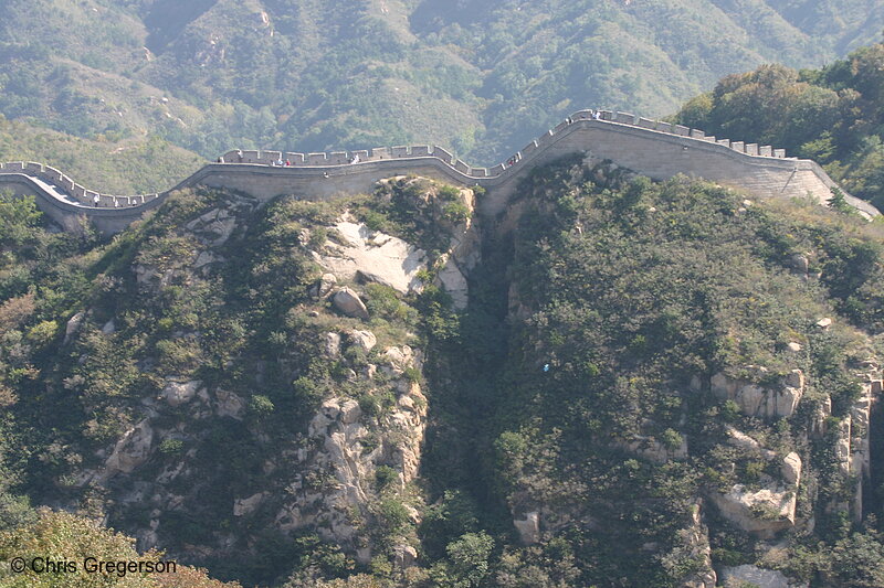Photo of The Great Wall on a Mountain Ridge(4382)