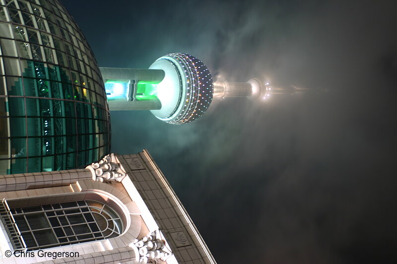 Photo of Oriental Pearl TV Tower at Night(4529)