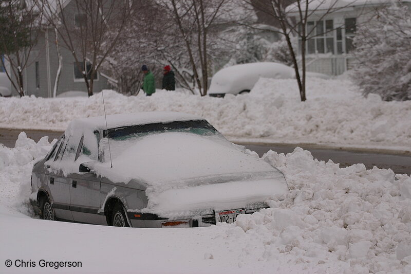 Photo of Car Stuck in the Snow(4990)