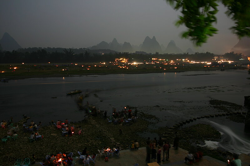 Photo of Moon Festival on the Banks of the Li River, Yangshou, China(5081)