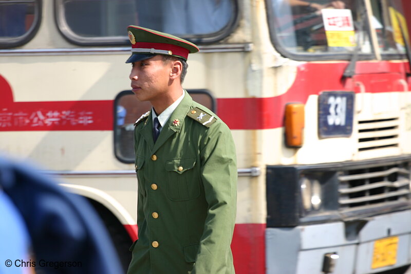 Photo of Chinese Soldier outside the Summer Palace(5128)