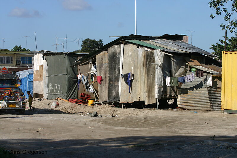 Photo of Shanties Near the Construction Site(5293)