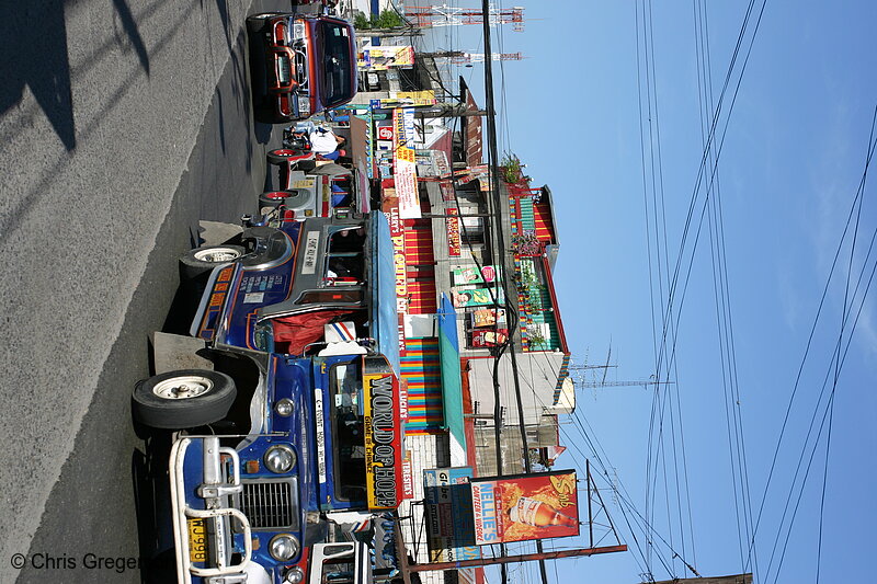 Photo of Typical Busy Street in the Angeles City, Philippines(5378)