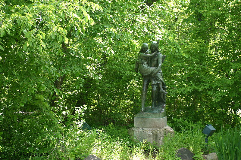 Photo of Statue of Nokomis and Hiawatha in Minnehaha Park(5465)