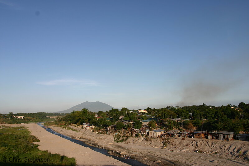 Photo of Abacan River with Mount Arayat in Angeles City, Pampanga(5577)