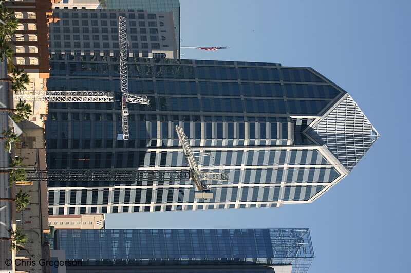 Photo of A High-Rise Building and Construction Cranes in the Marina District, San Diego, Calironia(5597)