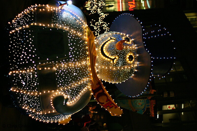 Photo of Giant Snowman in Lights, Holidazzle Parade(5666)