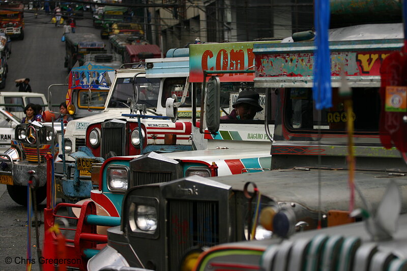 Photo of Jeepney Terminal at Mabini Road in Baguio City, The Philippines(5739)