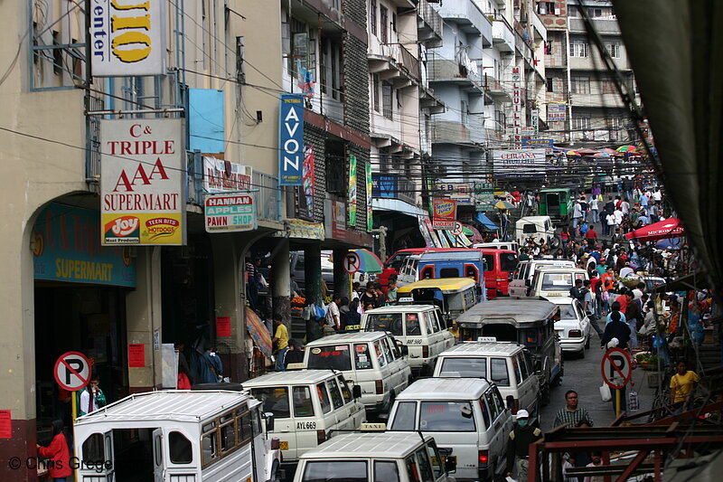 Photo of The Traffic Along Kayang Street in Baguio City, Philippines(5750)