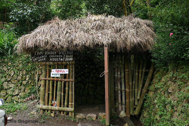 Photo of The Hut at the Entrance of Tam-Awan Village in Baguio City(5793)