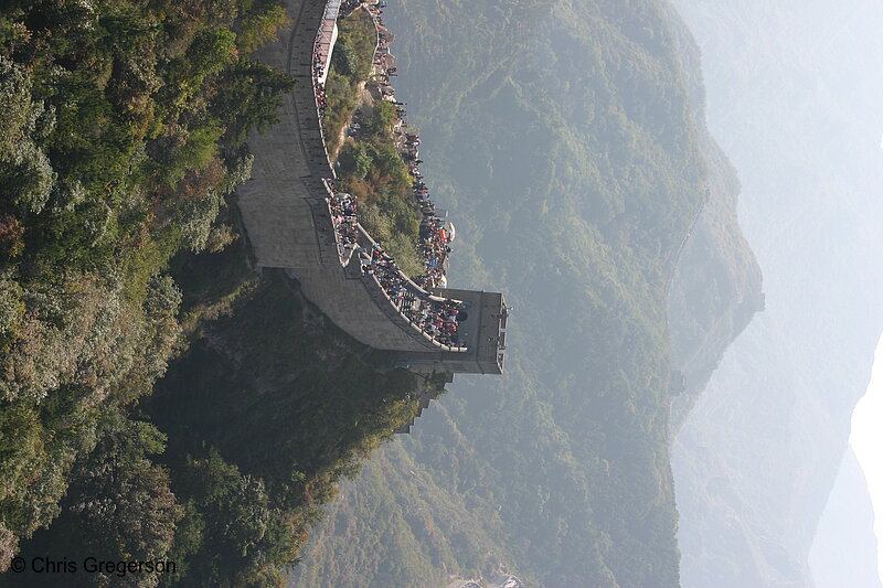 Photo of A Watchtower Among the Mountains on the Greate Wall of China(5874)