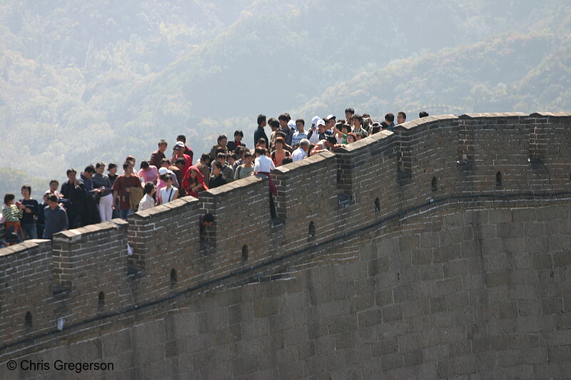 Photo of A Crest in The Great Wall of China near Badaling(5879)