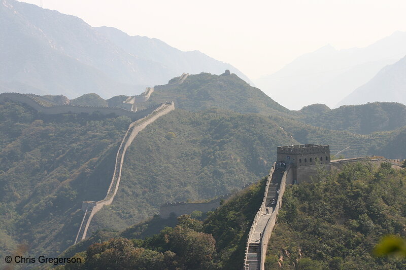 Photo of The Winding Great Wall and Mountains Near Beijing(5881)