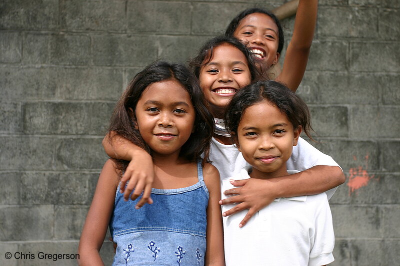 Photo of Aeta and Part Aeta Friends in Angeles City(5977)