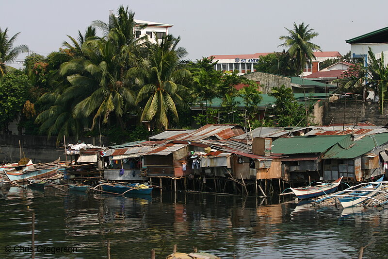 Photo of Squatters Area at Manila Bay, Philippines(6086)