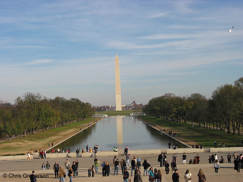 Photo of The Washington Monument and Reflecting Pool in Washington, DC(6177)