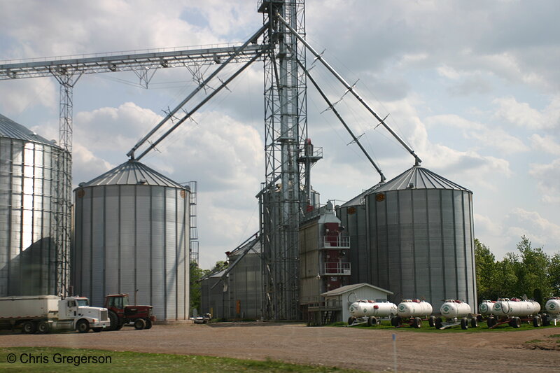 Photo of Agriculture Silos, Rural Wisconsin(6317)