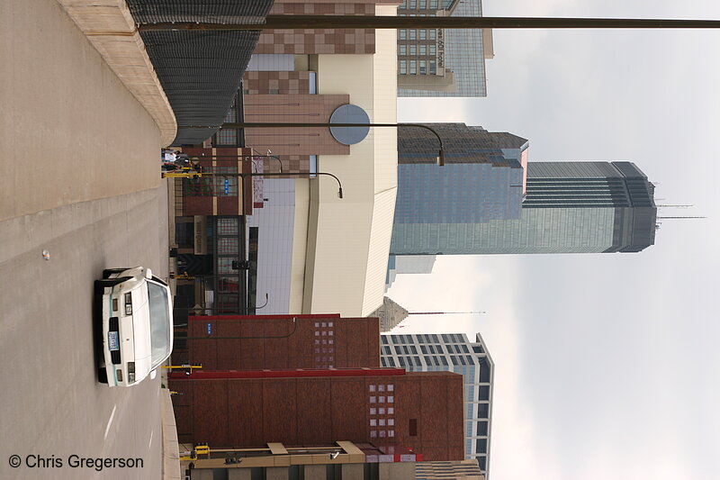 Photo of Seventh Street and the Target Center, Minneapolis, MN(6414)