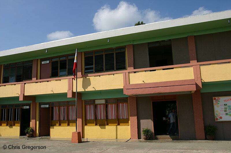 Photo of Courtyard at ICFI/Scared Heart High School, Badoc, Ilocos Norte(6680)