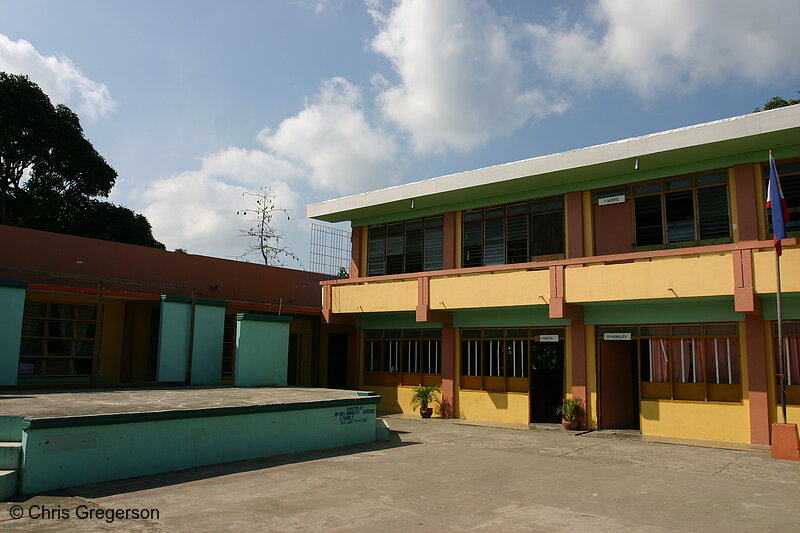 Photo of Courtyard at ICFI/Scared Heart High School, Badoc, Ilocos Norte(6690)