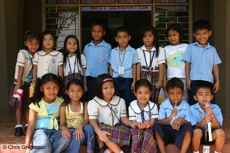 Photo of Kindergarden/Elementary School Students, ICFI, Badoc, Ilocos Norte(6695)