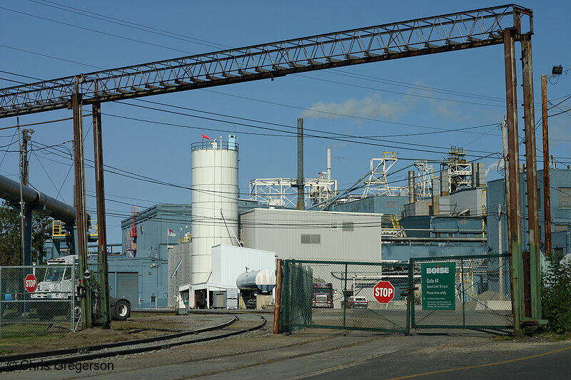 Photo of Abitibi Consolidated Paper Mill, Fort Francis, Canada(6730)