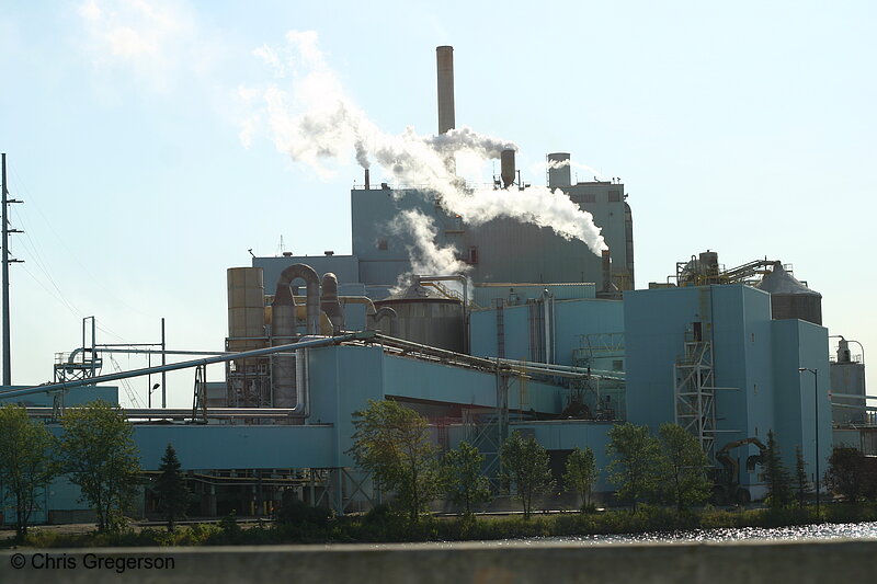 Photo of Abitibi Consolidated, a Canadian Paper Mill (6731)