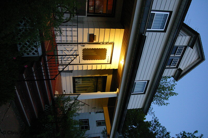 Photo of House with Porch Light, Dusk(6740)