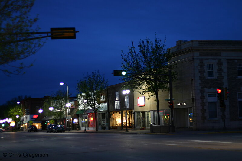 Photo of New Richmond Main Street at Night(6818)