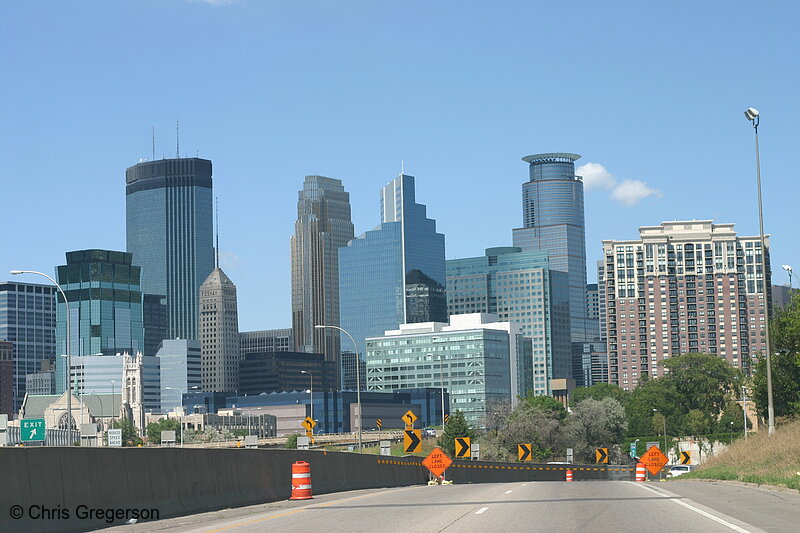 Photo of Downtown Minneapolis and 35W(6846)
