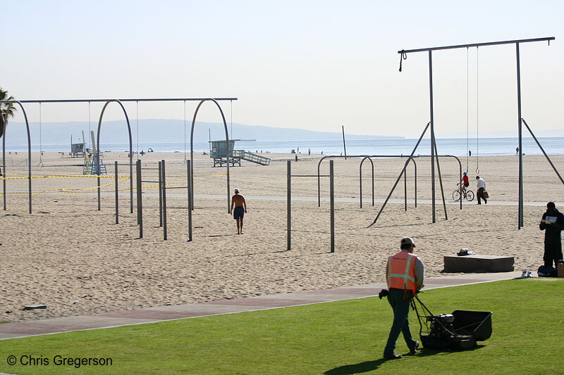 Photo of Santa Monica Beach by Chess Park(6942)