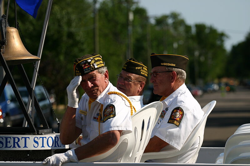 Photo of Veteran Saluting, New Richmond Fun Fest Parade(6964)