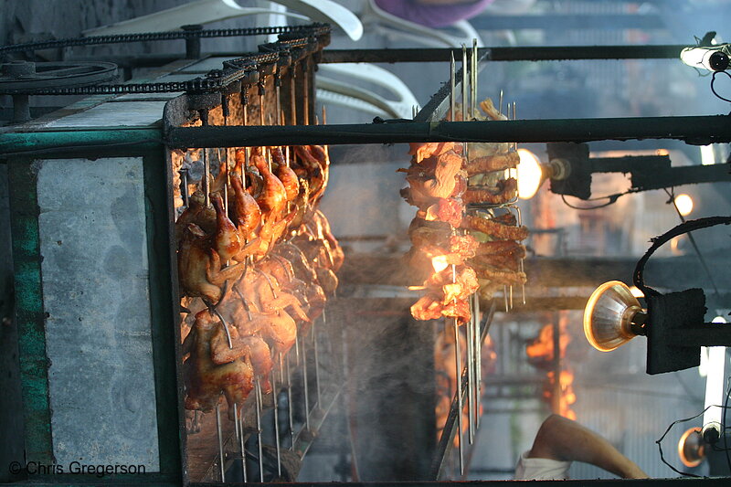 Photo of Roast Chicken Cart, Angeles City, Philippines(7177)