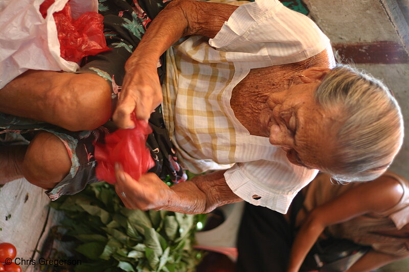 Photo of Vendor at Laoag Public Market, The Philippines(7452)