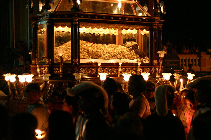 Photo of Dead Christ Carroza, Good Friday Parade, the Philippines(7499)