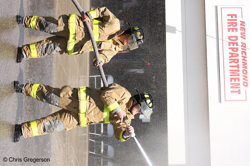 Photo of Fire Fighters with Water Hose(7779)